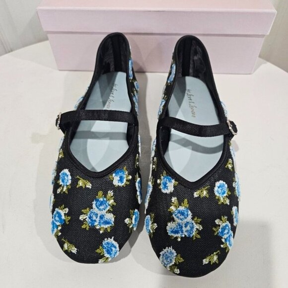 For Love & Lemons Evelyn Embroidered Ballet Flats - Picture 4 of 10